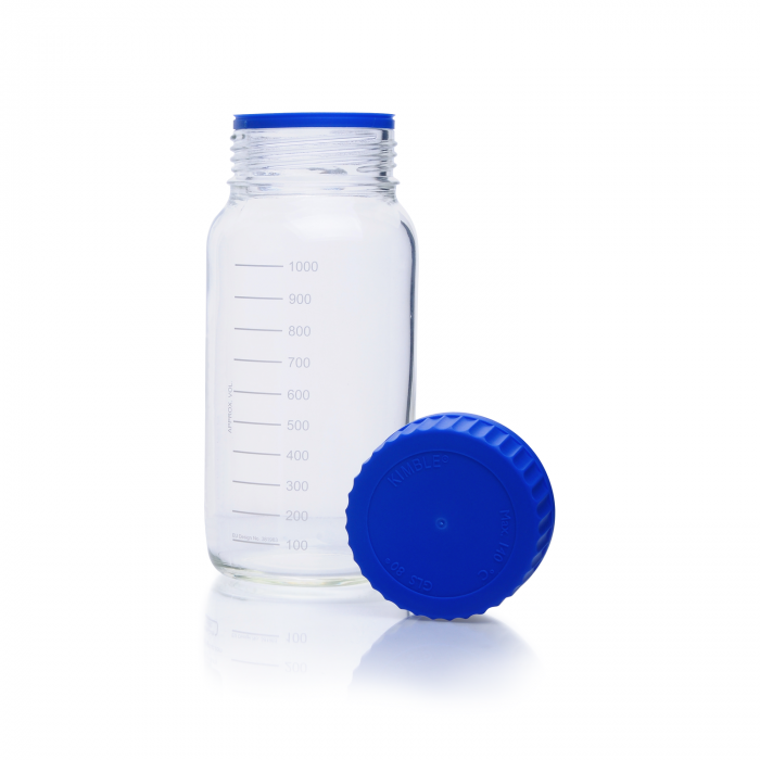 FRASCO PARA LABORATORIO GLS80 INCLUYE TAPA/ANILLO (PP) KIMCOTE® — 5000 mL