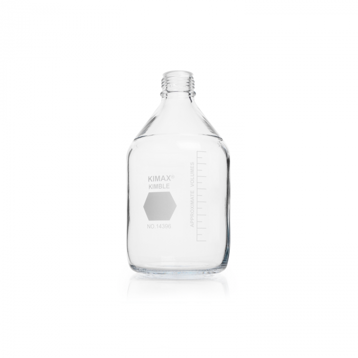 FRASCO PARA LABORATORIO GL 45 C/ ANILLO POLIPROPILENO SIN TAPA — 10 Lts