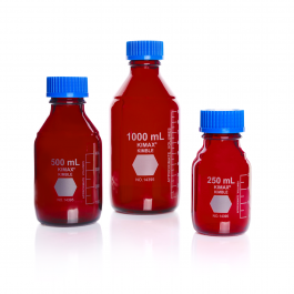 FRASCO PARA LABORATORIO GL 45 RAY-SORB® CON TAPA Y ANILLO POLIPROPILENO — 100 mL