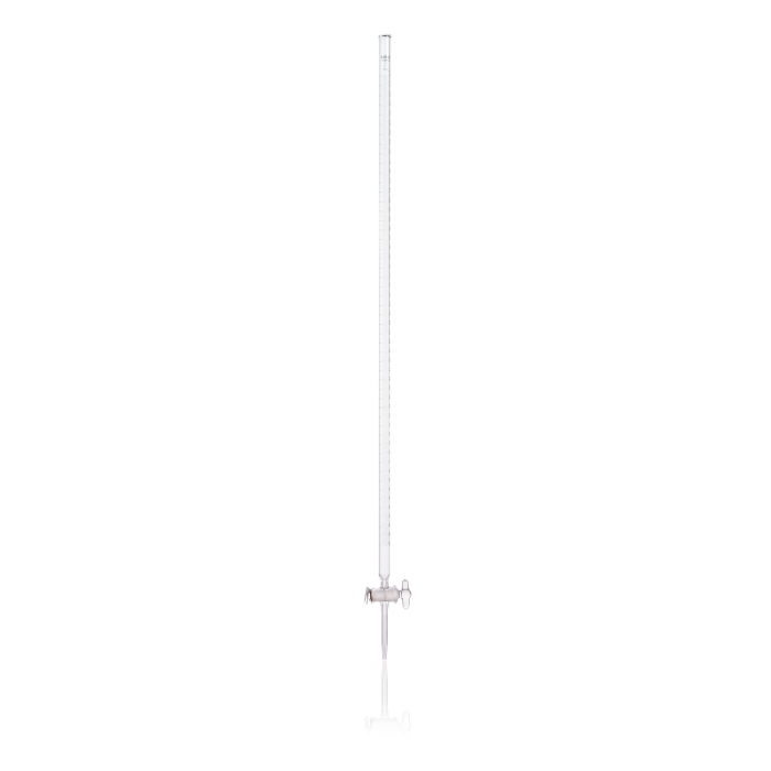 BURETA, "B" GRADUADA, RECTA, LLAVE VIDRIO — 50 mL