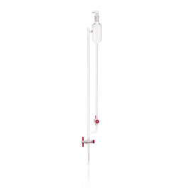 BURETA "A", C/TUBO DE ALIMENTACIÓN LLAVE PTFE — 10 mL