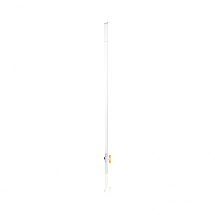 COLUMNA DE CROMATOGRAFÍA,DESARMABLE, LLAVE PTFE — 22 X 500 MM