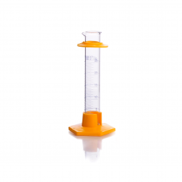 PROBETA, P.E., LINEA TEKK®, ESCALA MÉTRICA AZUL, BASE PLÁSTICO C/BUMPER — 25 mL