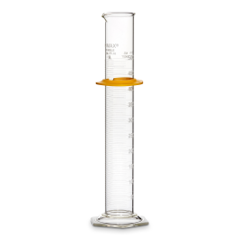 PROBETA, P.C. "A" ESCALA MÉTRICA BLANCA , BASE HEXAG VIDRIO C/BUMPER — 100 mL