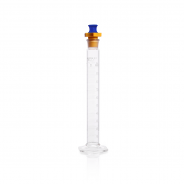 PROBETA, P.C., "B" (MEZCLADORA) BASE HEX. VIDRIO, TAPÓN POLIETILENO (PE) BASE HEX. VIDRIO — 100 mL