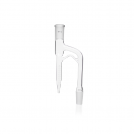 TRAMPA DE DESTILACIÓN, DEAN-STARK, LARGA, JUNTAS 24/40 C/ TUBO RETORNO — 10 mL