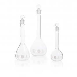 MATRAZ VOLUMÉTRICO,"B" TAPÓN VIDRIO — 100 mL