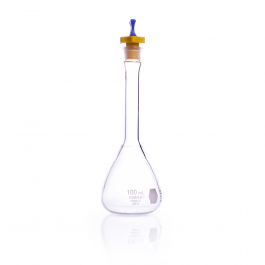 MATRAZ VOLUMÉTRICO "B", TAPÓN POLIETILENO (PE) — 25 mL