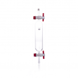 TUBO COLECTOR DE GASES, 2 LLAVES PTFE — 250 mL