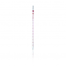 PIPETA SEROLÓGICA PUNTA ABIERTA, P/ TAPÓN ALGODÓN, CÓDIGO COLOR — 25 mL (1/10)