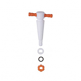 LLAVE 3-VIAS C/ VÁLCULA DE PTFE — No. 2