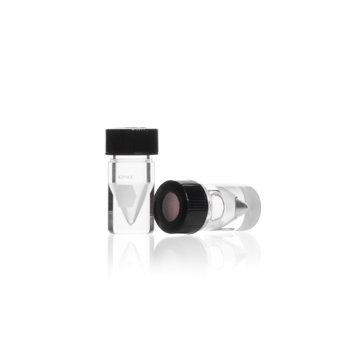 Micro-Vial Fond Cónico (int.) Sin Grad. ACCUFORM® rosca 13-425 c/ Tapa & Septa ensambladas — 0.3 ml
