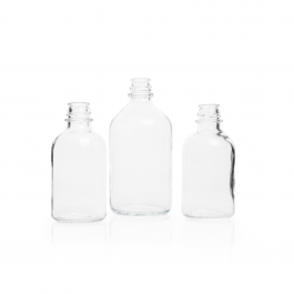 BOTELLA DE MEDIOS, BOCA ANGOSTA, ROSCADA SIN TAPA — 250 mL