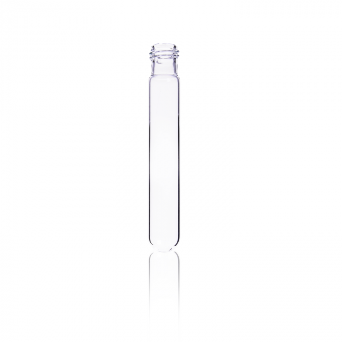 TUBO DE CULTIVO DESECHABLE, ROSCADO, SIN TAPA, LISO — 20 X 125