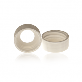 TAPA NEGRA POLIPROPILENO OPEN TOP SIN SEPTA — 24-400