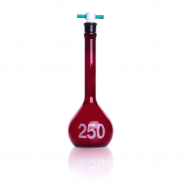 MATRAZ VOLUMÉTRICO "A", RAYSORB®, PARED REFORZADA, BOCA ANCHA, TAPÓN PTFE — 10 mL