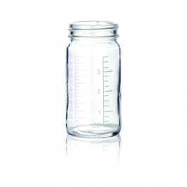 Frasco AC Red Grad,Claro,Sin tapa,Bulk — 125 mL