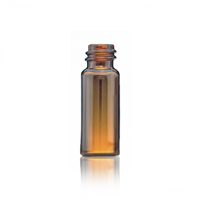 VIAL ROSCADO AMBAR ROSCA 8-425 SIN TAPA — 12x32