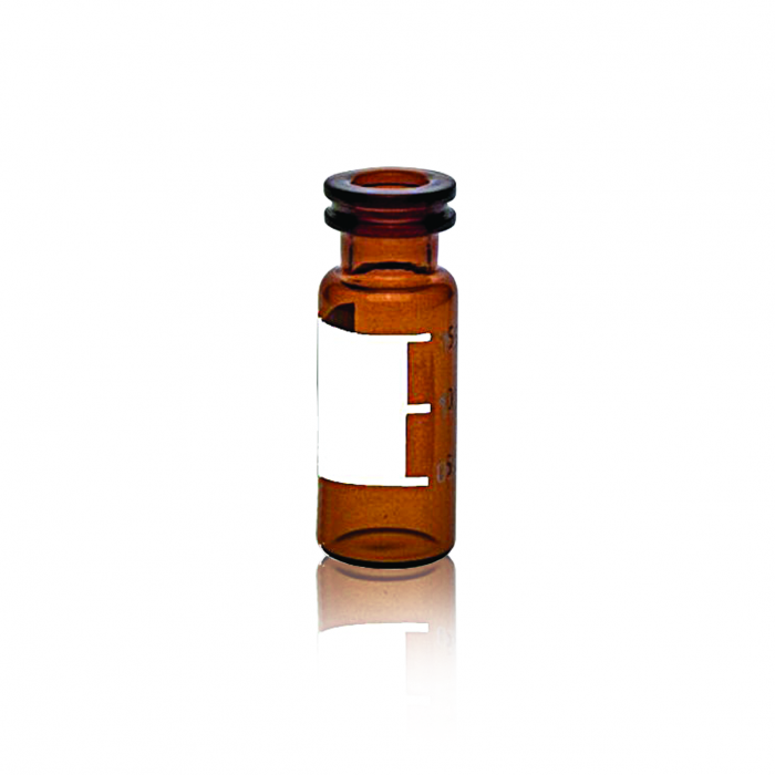 VIAL ROSCADO AMBAR ROSCA 9-425 MARKING SPOT SIN TAPA — 12x32