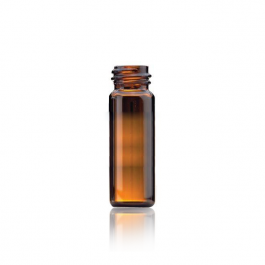 VIAL ROSCADO AMBAR ROSCA 13-425 SIN TAPA — 15X45