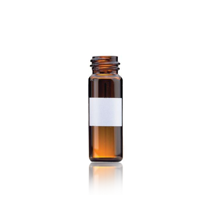 VIAL ROSCADO AMBAR ROSCA 13-425 MARKING SPOT SIN TAPA — 15X45