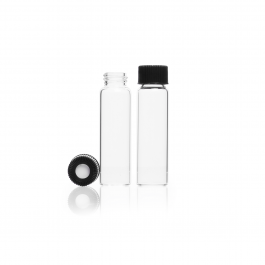 Vial muestrador rosca 15-425 c/ Tapa y Septa ensambladas — 12 ml