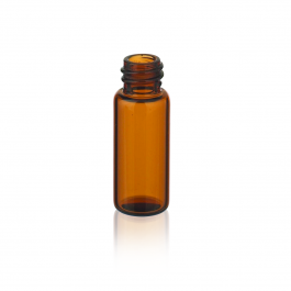 Vial muestrador Ambar roscado c/ tapa ensamblada liner Polyseal® — 40 ml