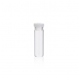 Vial Shell con hombro c/ Tapa polietileno OPTICLEAR® — 4 drams