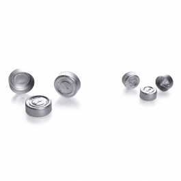 CASQUILLO DE ALUMINIO S/ LINER ESTILO TEAR OFF COLOR ROJO — GPI 20 / 20A mm