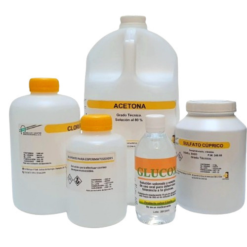  Sulfato Cúprico Solución acuosa para la detección de, óxido en latas de comestibles.  GOLDEN BELL (3.5 L)