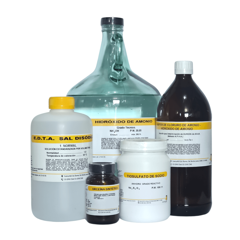 Cloruro Férrico al 0.008 M en Ácido Clorhidrico 0.008 N. GOLDEN BELL (500 ml)