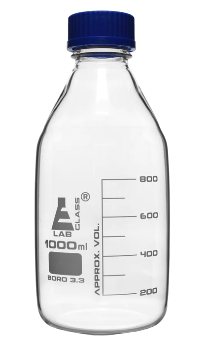 BOTELLA GRADUADA PARA MEDIOS GL45 1000ML EISCO
