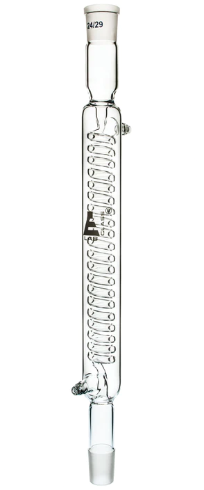 CONDENSADOR GRAHAM 400MM JUNTA 24/40 SERPENTIN   EISCO