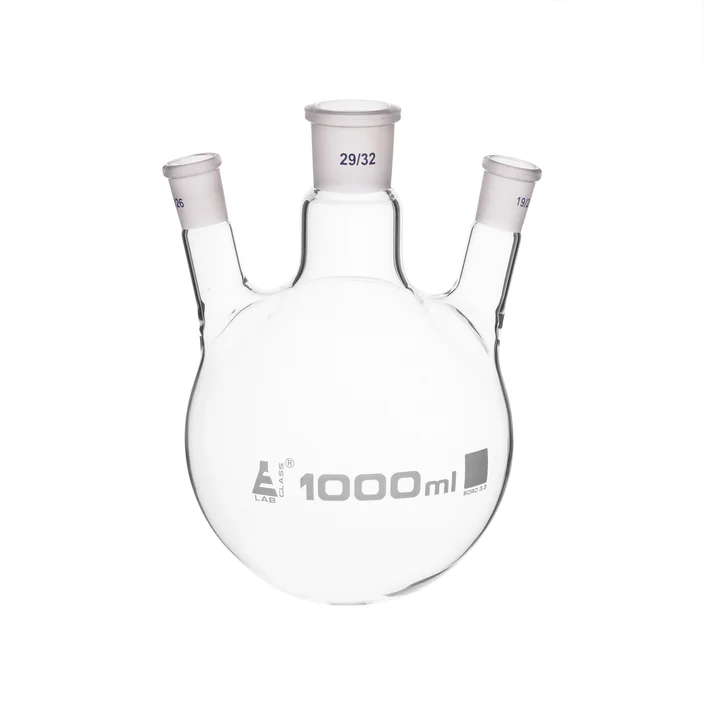 MATRAZ BOLA FONDO REDONDO 3 BOCAS 24/40 500ML   EISCO