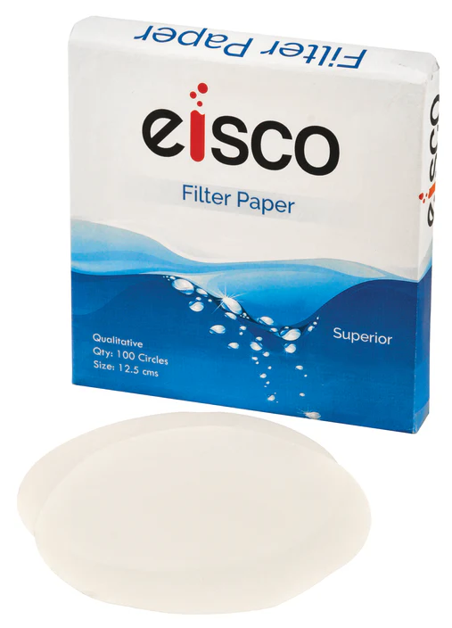 PAPEL FILTRO # 1 DE 125MM PK/100 EISCO