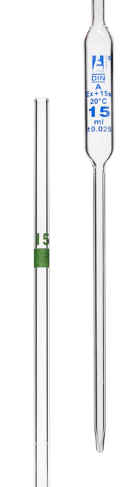 PIPETA VOLUMETRICA CLASE "A" 15ML   EISCO