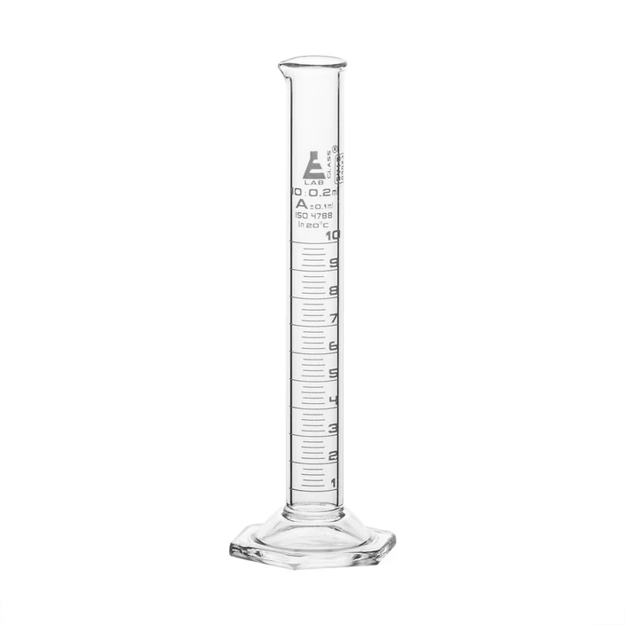 PROBETA GRADUADA VIDRIO 10ML CLASE "A" BLANCA EISCO