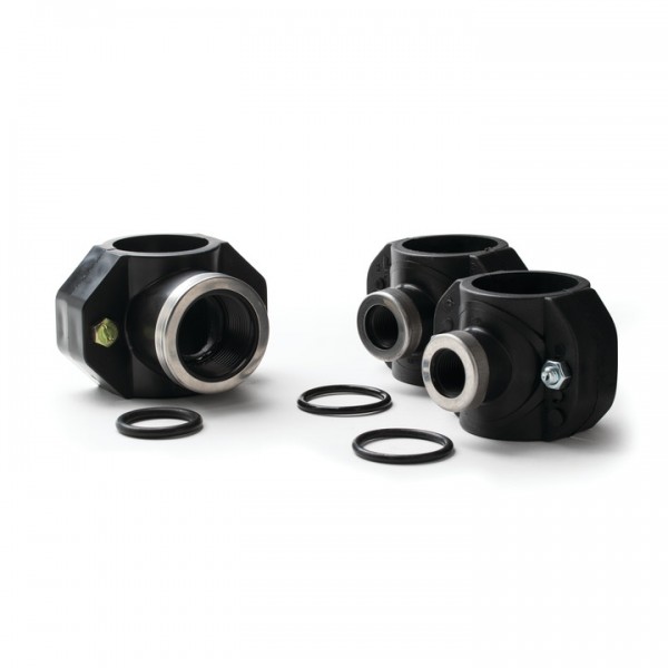 Conjunto de conexiones para tubo de 50 mm de diám. (silleta para inyectores, silleta para sonda). HANNA