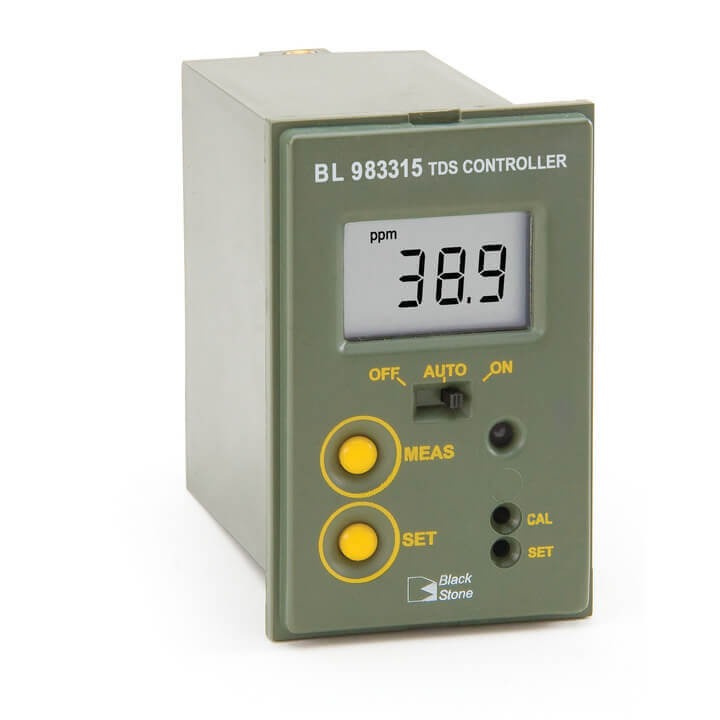Mini controlador de TDS, intervalo: 0.0 a 199.9 mg/L (ppm), 12VDC. HANNA