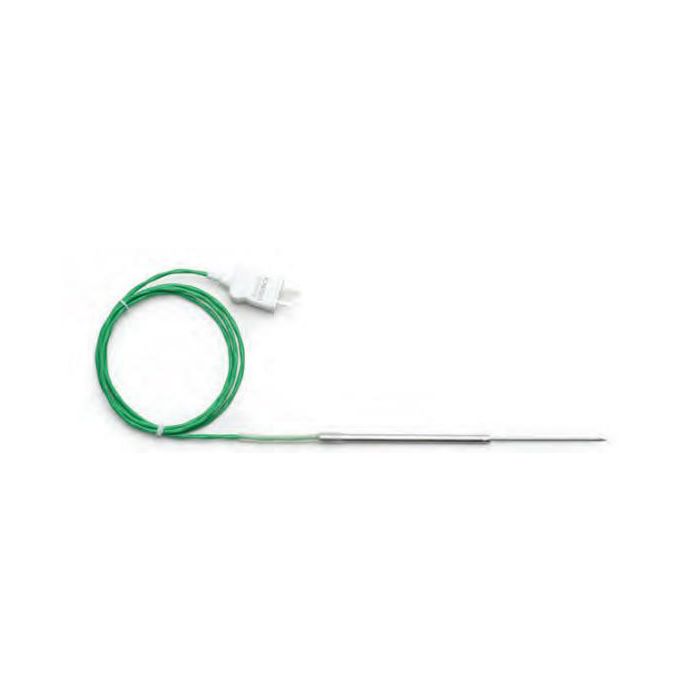 Sonda de cable de termopar tipo K con cable de PTFE y sonda de acero inoxidable de 185 mm (7.2 "). HANNA