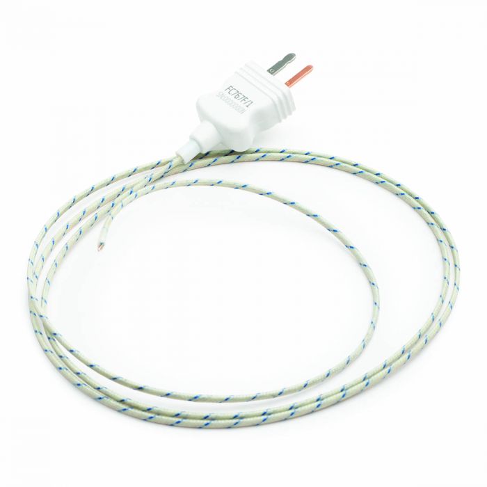 Sonda de cable de termopar tipo T con sensor expuesto y cable aislado de fibra de vidrio de 1 m. HANNA