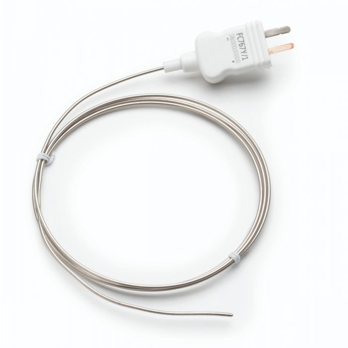 Sonda de cable de termopar tipo T con cable aislado de acero inoxidable de 1 m. HANNA