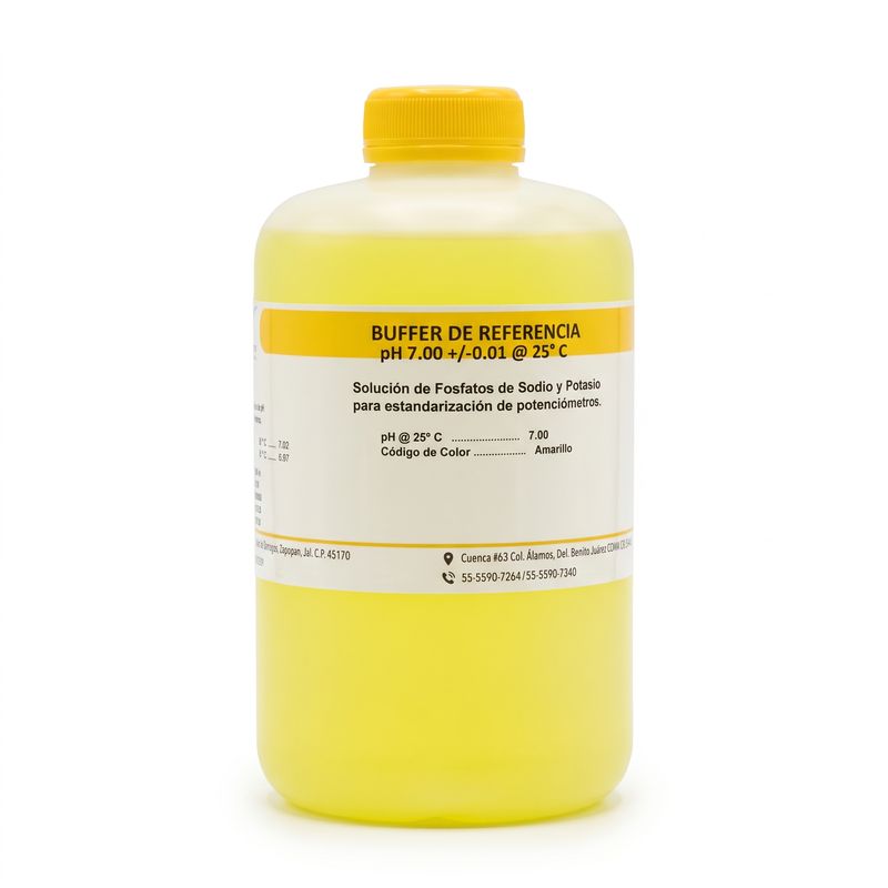 Buffer referencia — pH 7.00 (amarillo)