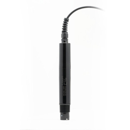 Sonda industrial inteligente de pH y temperatura, unión de PTFE, vidrio resistente al HF, sin cable. HANNA