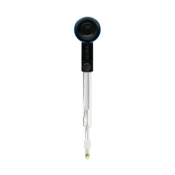 Electrodo HALO de pH, con cuerpo de vidrio, sistema de prevención de obstrucciones y Bluetooth®. HANNA