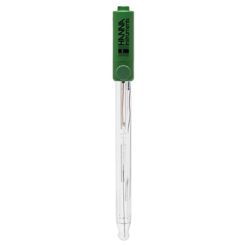 Electrodo de pH combinado, rellenable para aplicaciones de fluoruro, conector BNC. HANNA