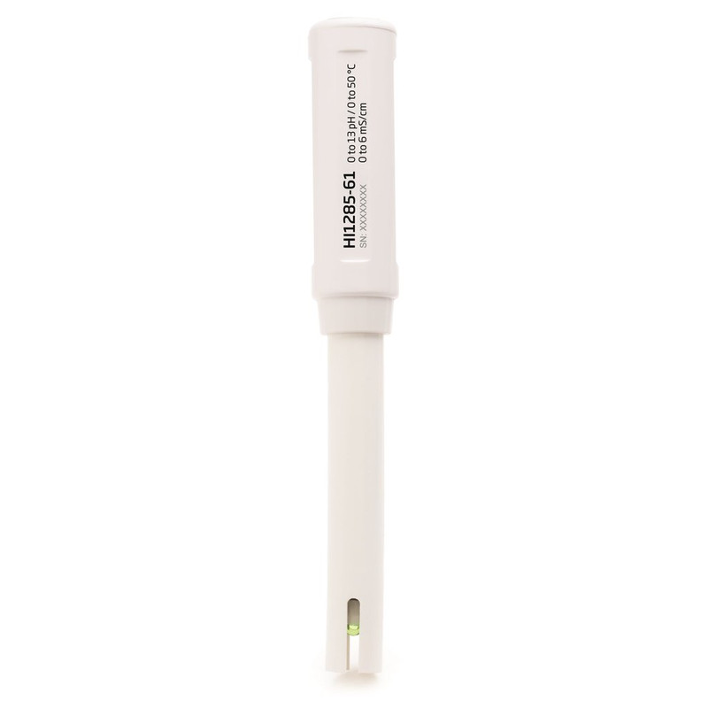 Electrodo de pH/EC/TDS para invernaderos e hidroponía con conector DIN, recomendado para series HI9180-61 y HI9813-61 con CAL Check™. HANNA