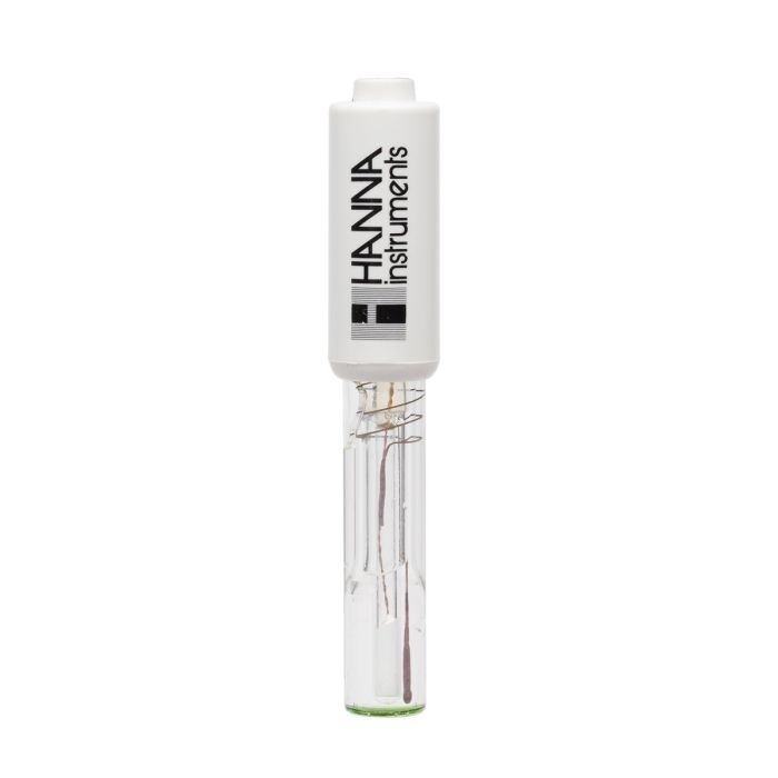 Electrodo de pH para piel & cuero cabelludo con punta plana y conector DIN rápido. HANNA