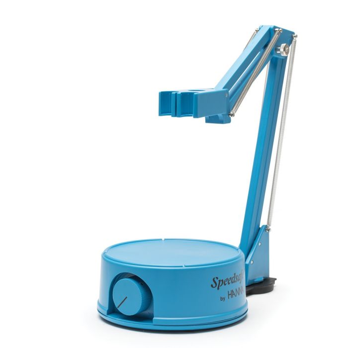 Mini agitador magnético con soporte para sonda, azul, 230 V. HANNA