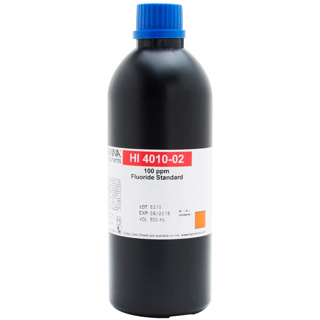 Estándar ISE de fluoruro 100 ppm (500 mL). HANNA